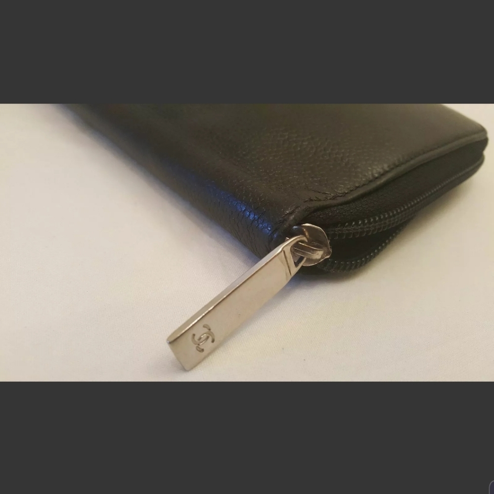 Chanel wallet oversized black caviar leather jumbo - Picture 6 of 8